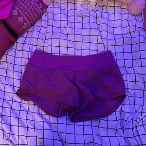 vivid plum speed ups from lululemon!